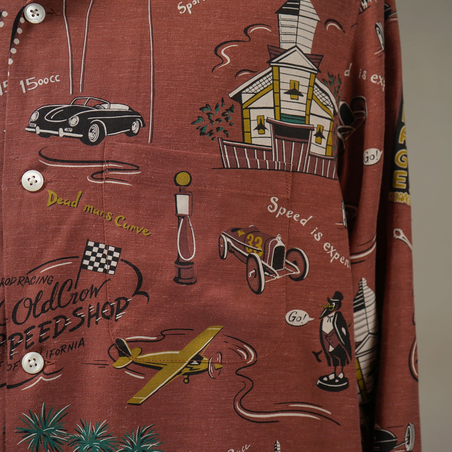 OLD CROW GARAGE - L/S SHIRTS / OC5106