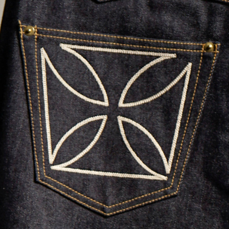 THUG - DENIM IRON CROSS / GSV9902