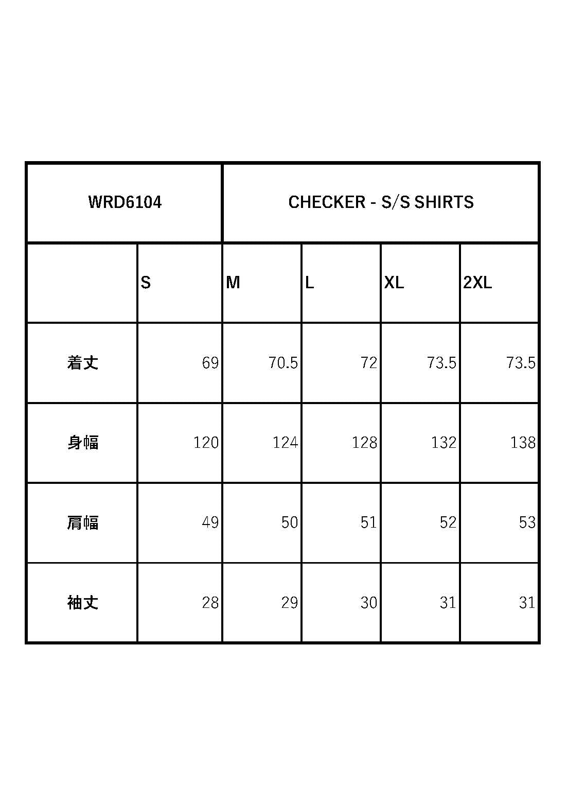CHECKER - S/S SHIRTS / WRD6104 GLADHAND / グラッドハンド