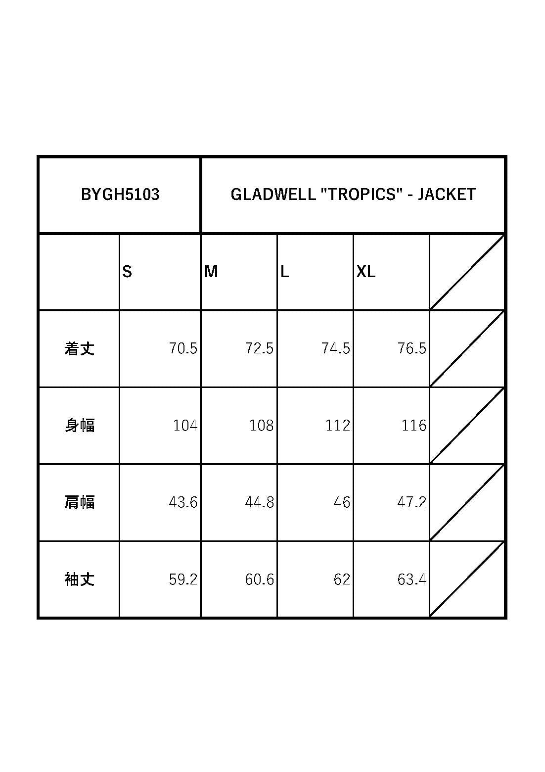 GLADWELL "TROPICS" - 2 PIECES / BYGH510304