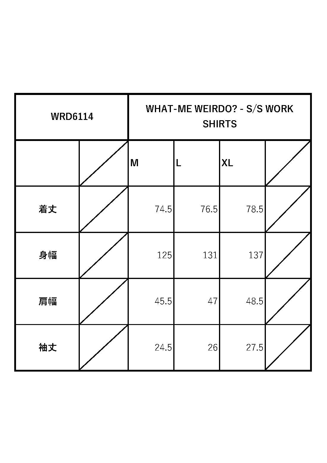 WHAT-ME WEIRDO? - S/S WORK SHIRTS / WRD6114 GLADHAND / GLADHAND