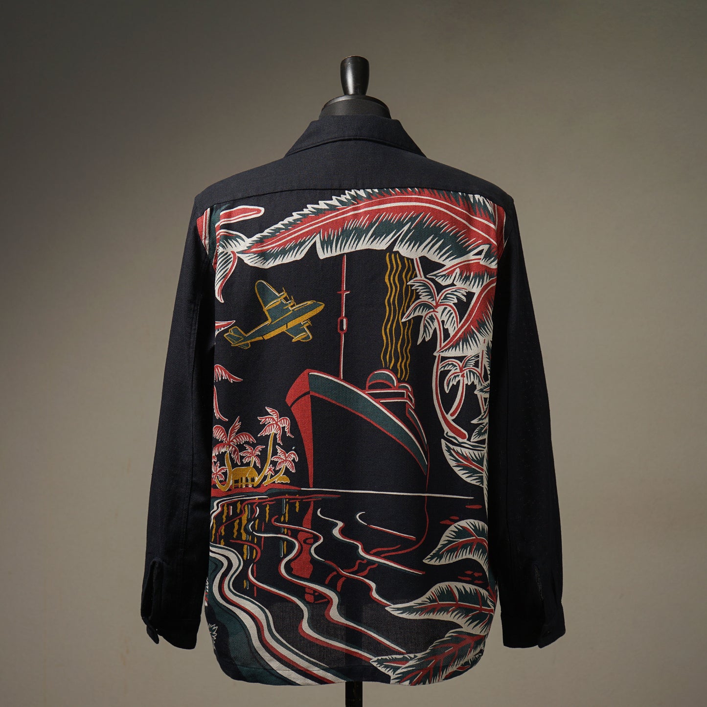 TROPICAL - L/S BACK PANEL SHIRTS / BYGH5112