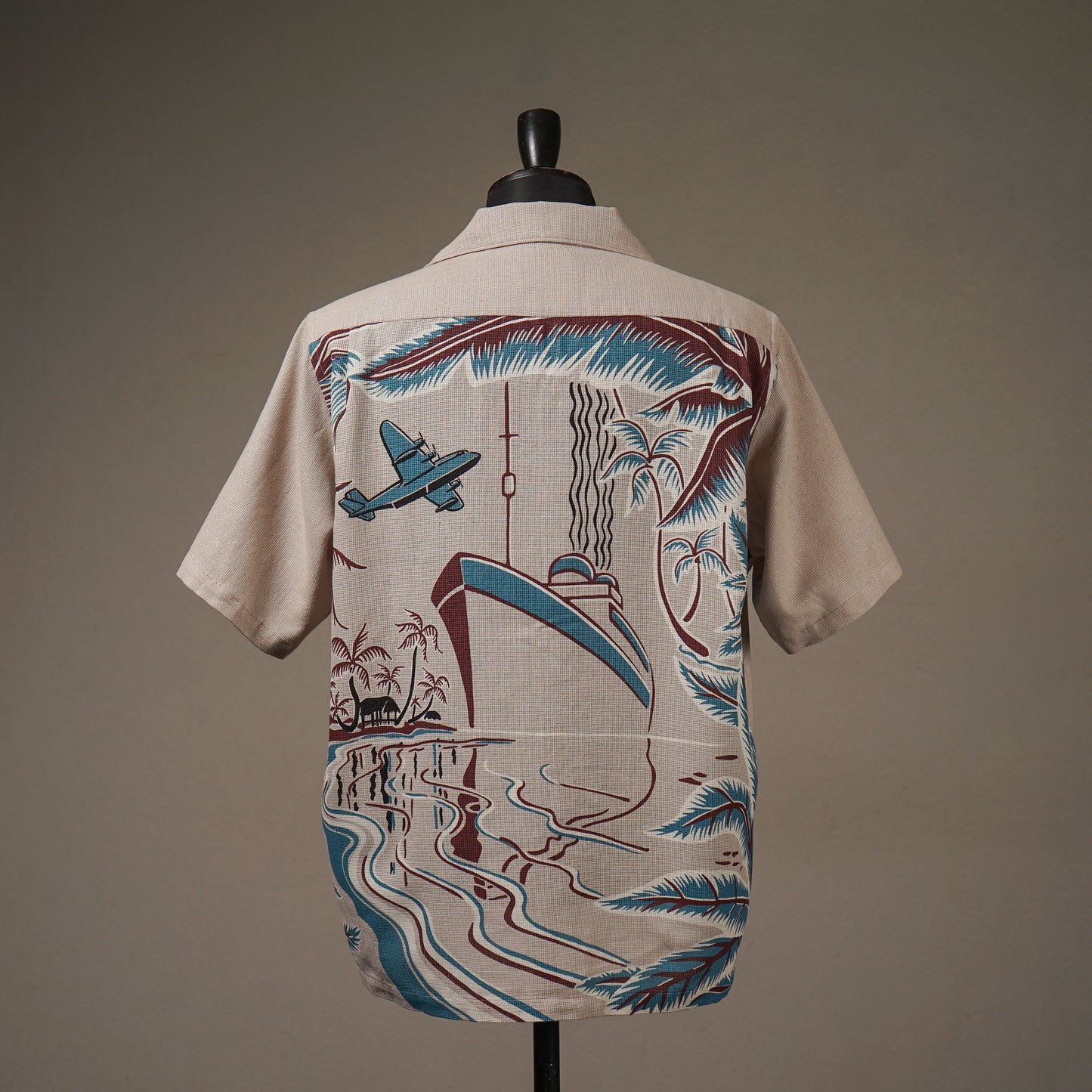 TROPICAL - S/S BACK PANEL SHIRTS / BYGH5113