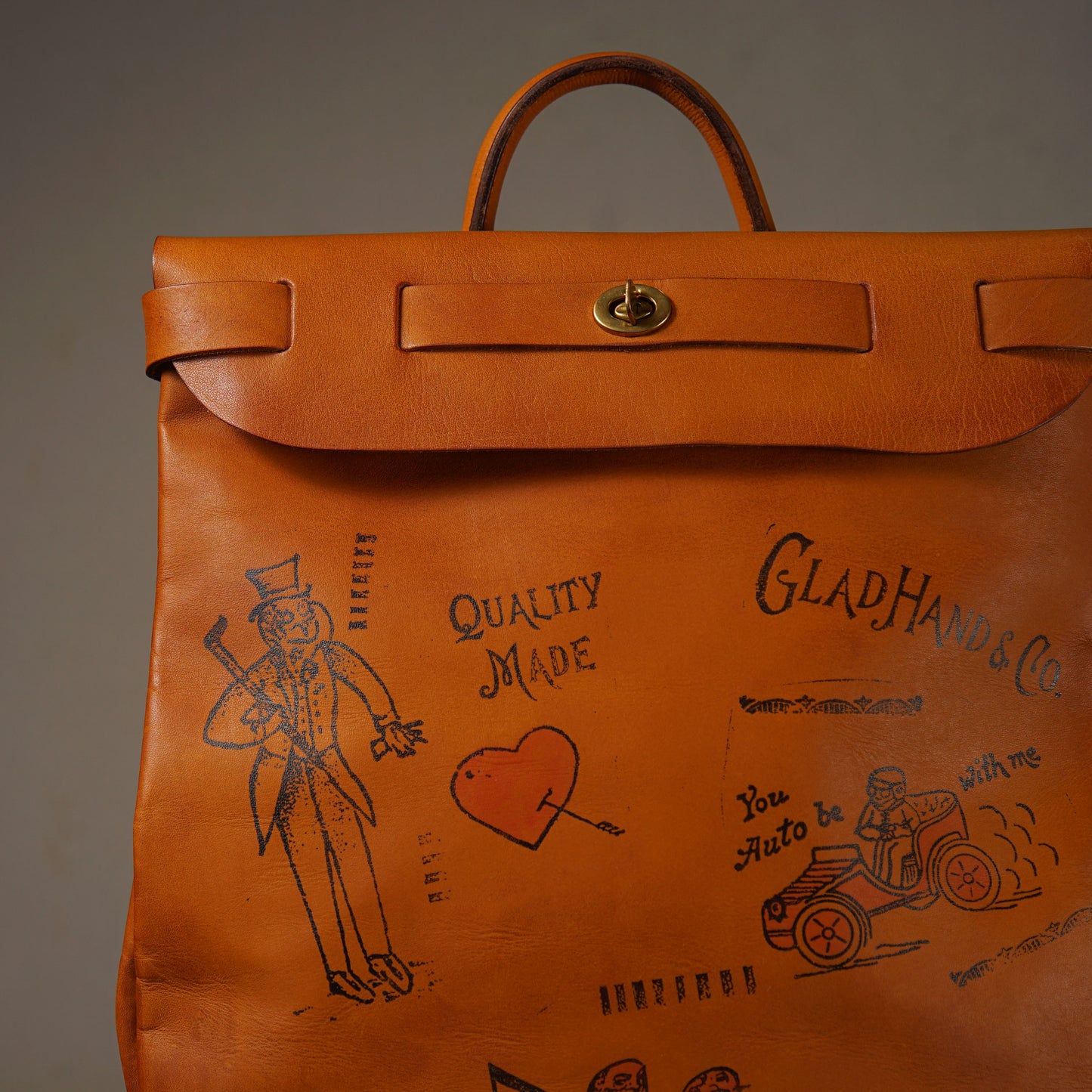 【RESTOCK】LEATHER VOYAGE 2WAY RUCKSACK "GLAD POSTALS"