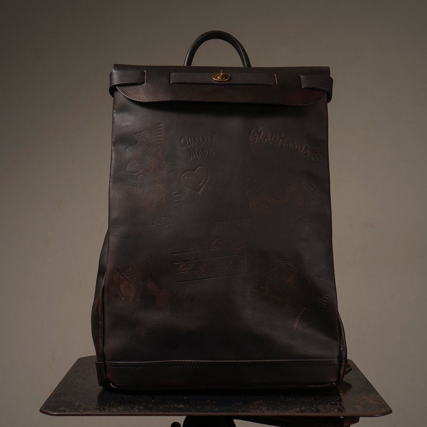 【RESTOCK】LEATHER VOYAGE 2WAY RUCKSACK "GLAD POSTALS"