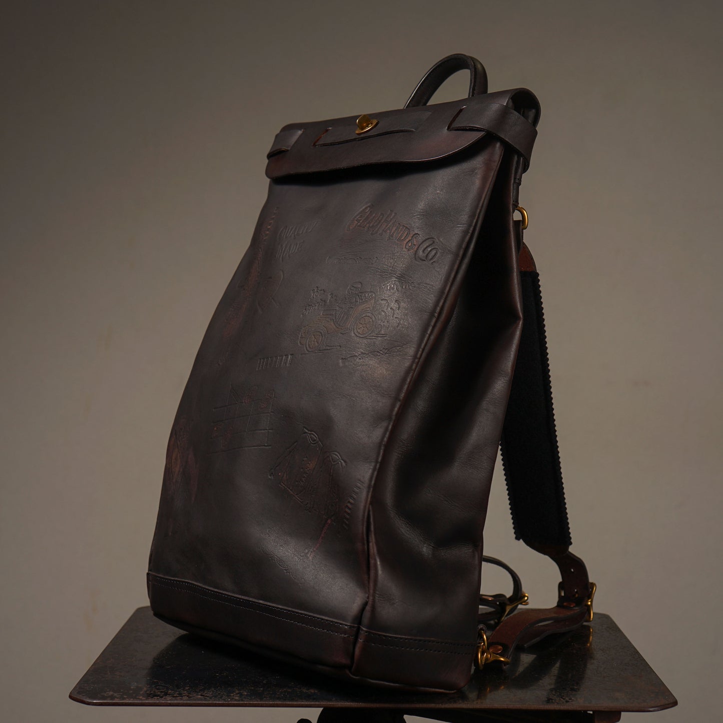 【RESTOCK】LEATHER VOYAGE 2WAY RUCKSACK "GLAD POSTALS"