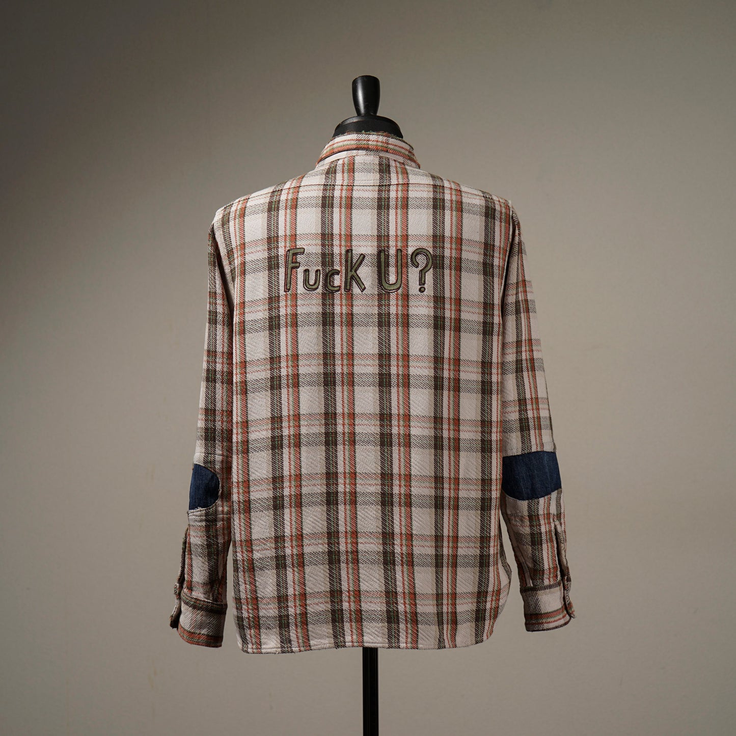 FUCK U - L/S CHECK SHIRTS / WRD-23-AW-11