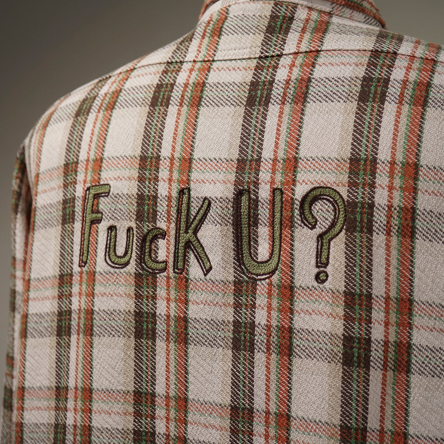 FUCK U - L/S CHECK SHIRTS / WRD-23-AW-11