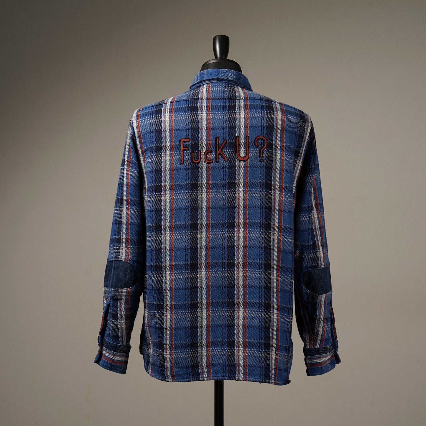 FUCK U - L/S CHECK SHIRTS / WRD-23-AW-11