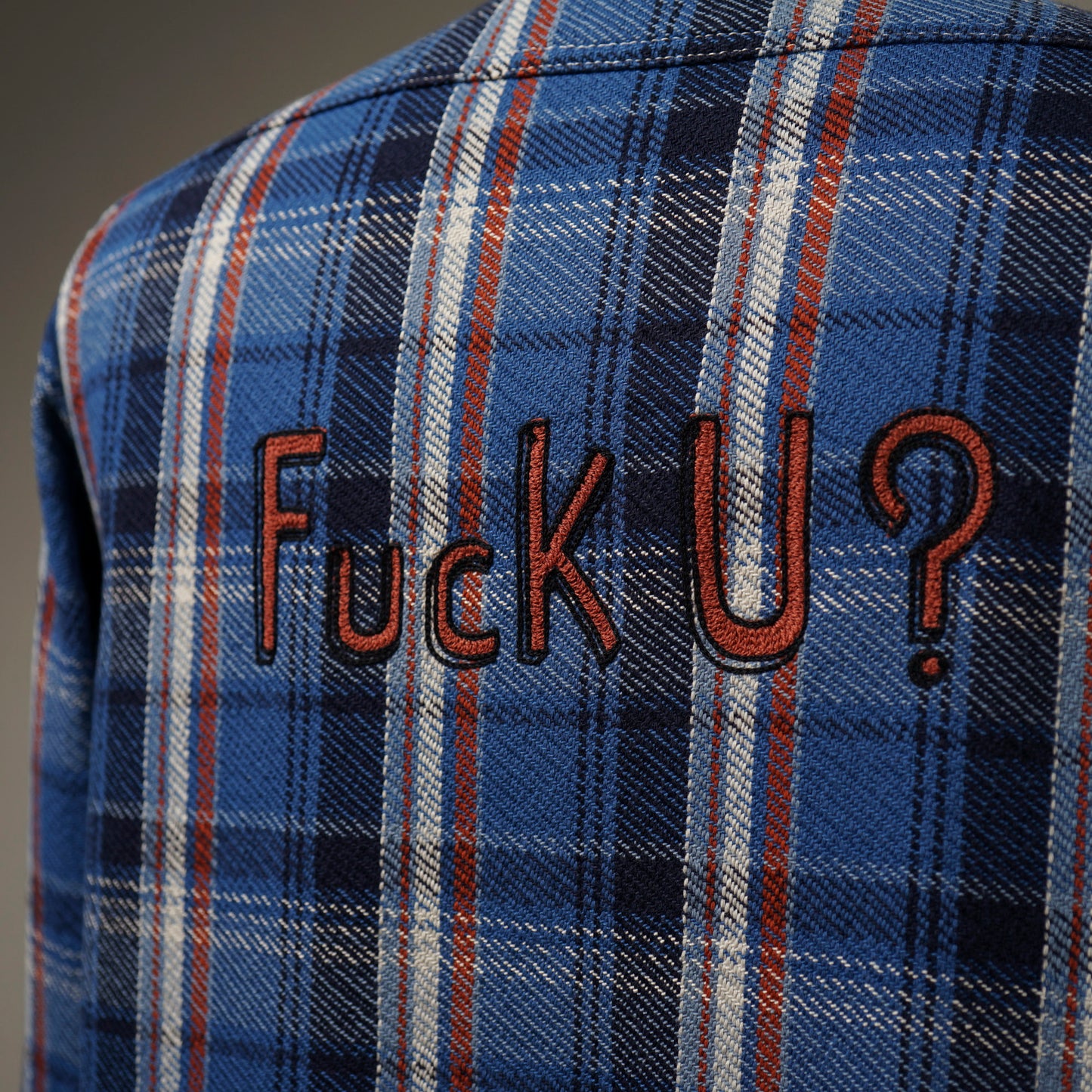 FUCK U - L/S CHECK SHIRTS / WRD-23-AW-11