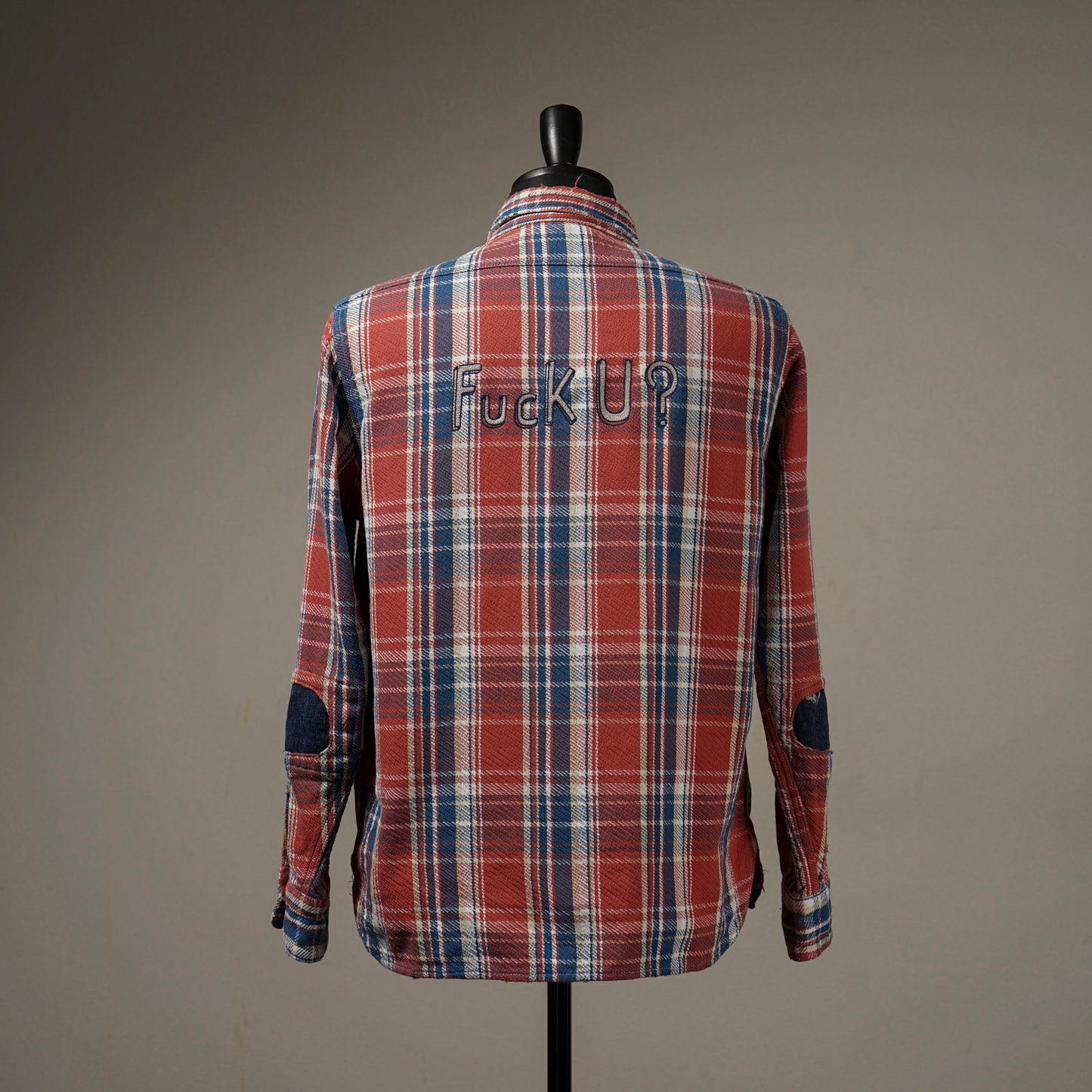 FUCK U - L/S CHECK SHIRTS / WRD-23-AW-11