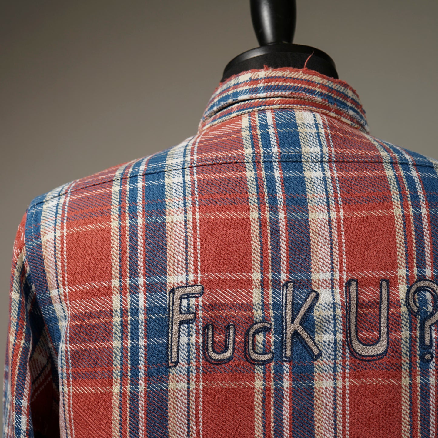 FUCK U - L/S CHECK SHIRTS / WRD-23-AW-11