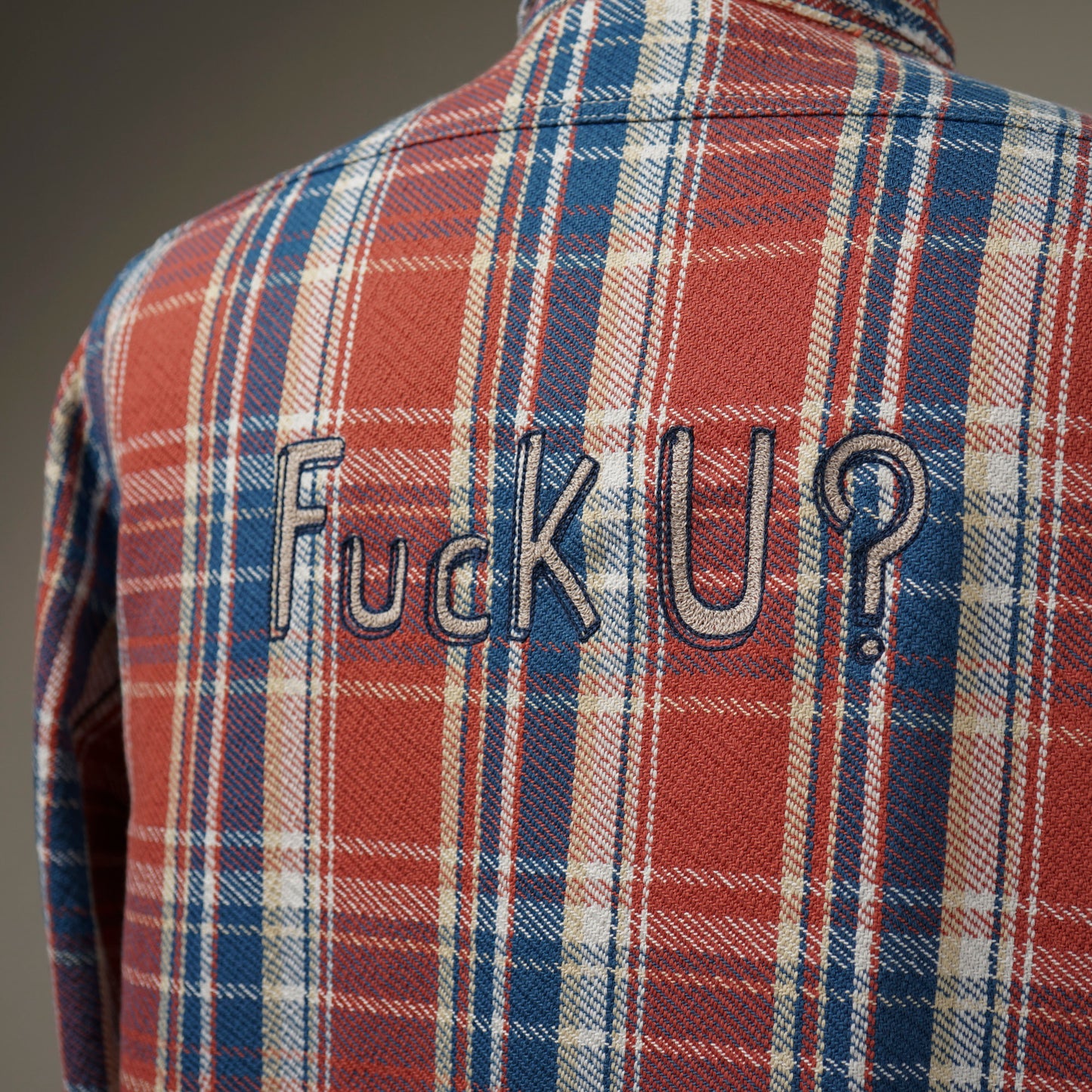 FUCK U - L/S CHECK SHIRTS / WRD-23-AW-11