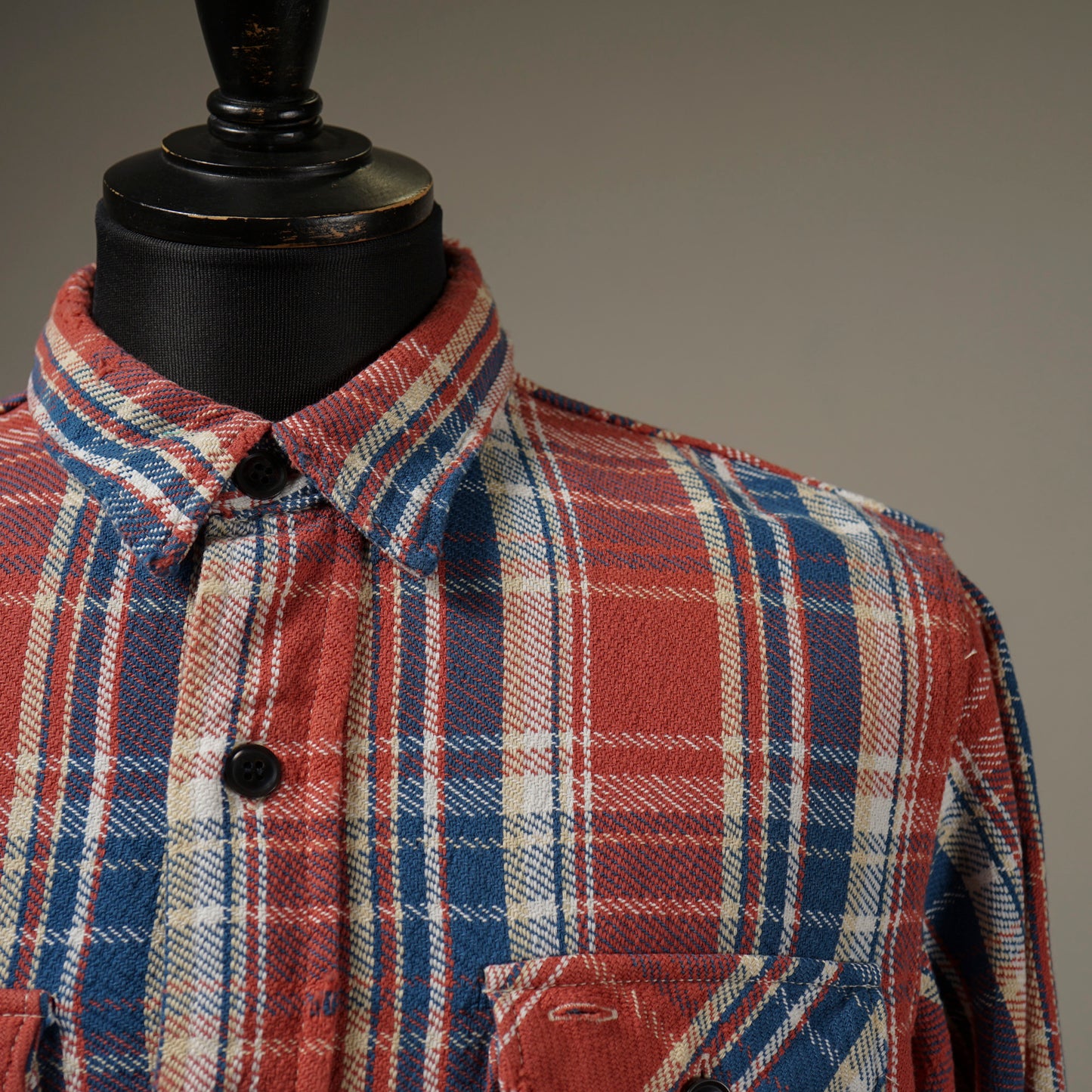 FUCK U - L/S CHECK SHIRTS / WRD-23-AW-11