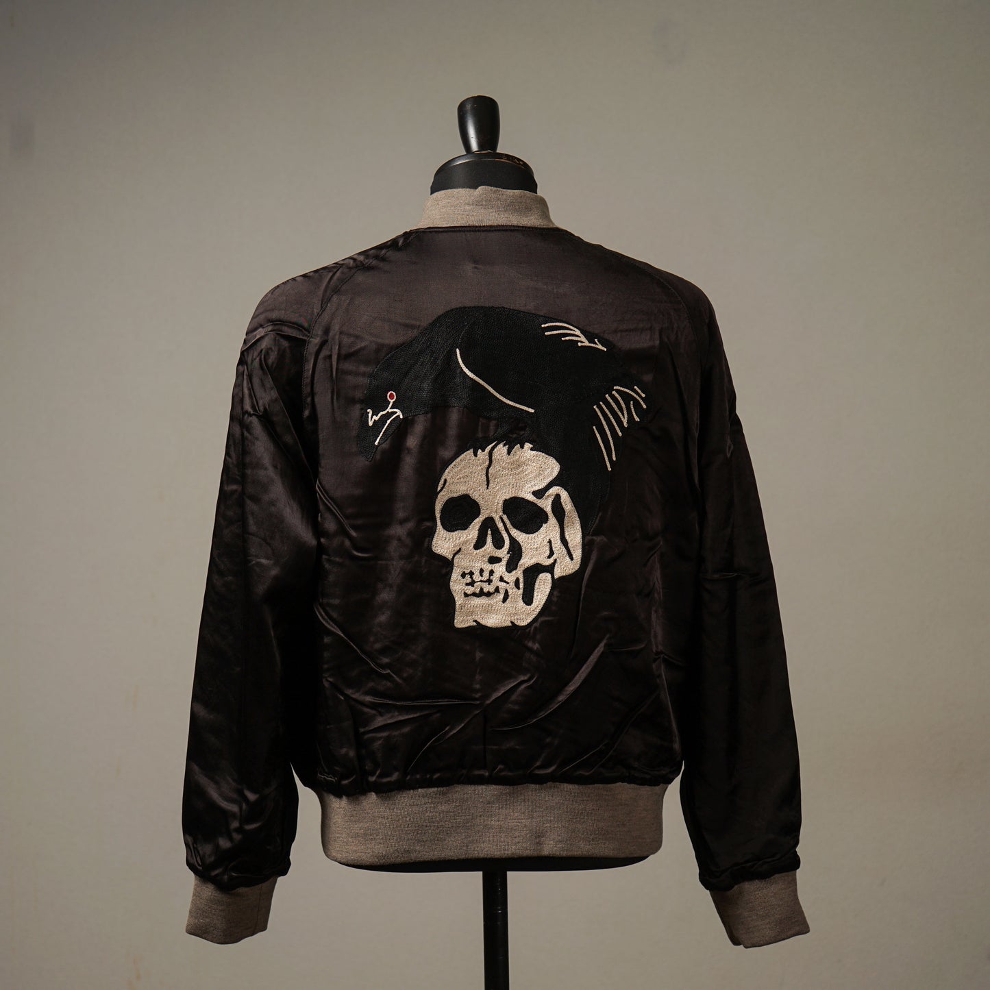 THIRTEEN CROWS - SATIN JACKET / OC-24-SS-01