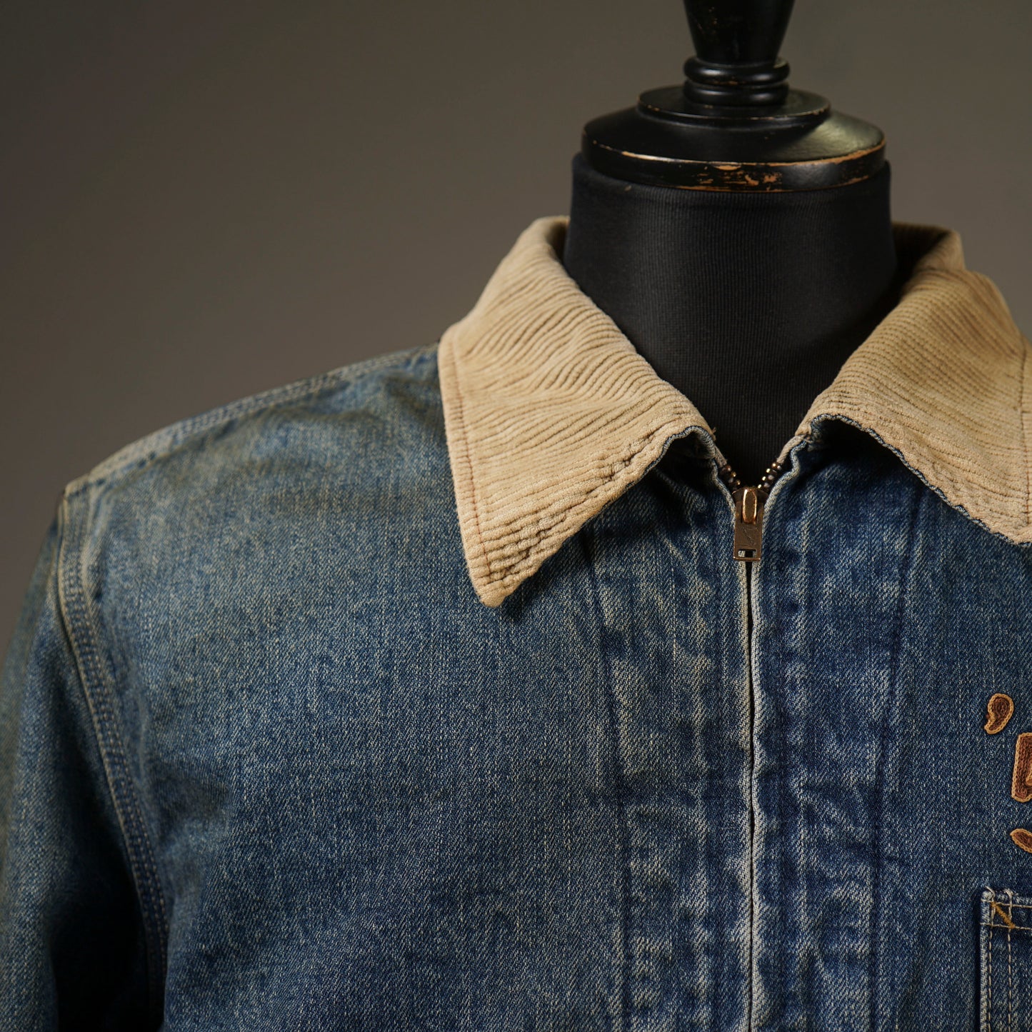 FOUR CYL. RACING. - DENIM WORK JACKET / OC-24-AW-04 VF