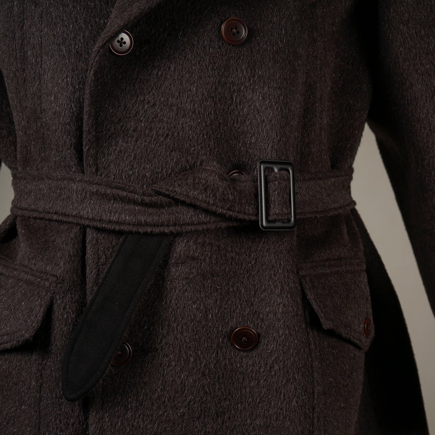 GLADDEN - SHAGGY COAT / BYGH-24-AW-03 L
