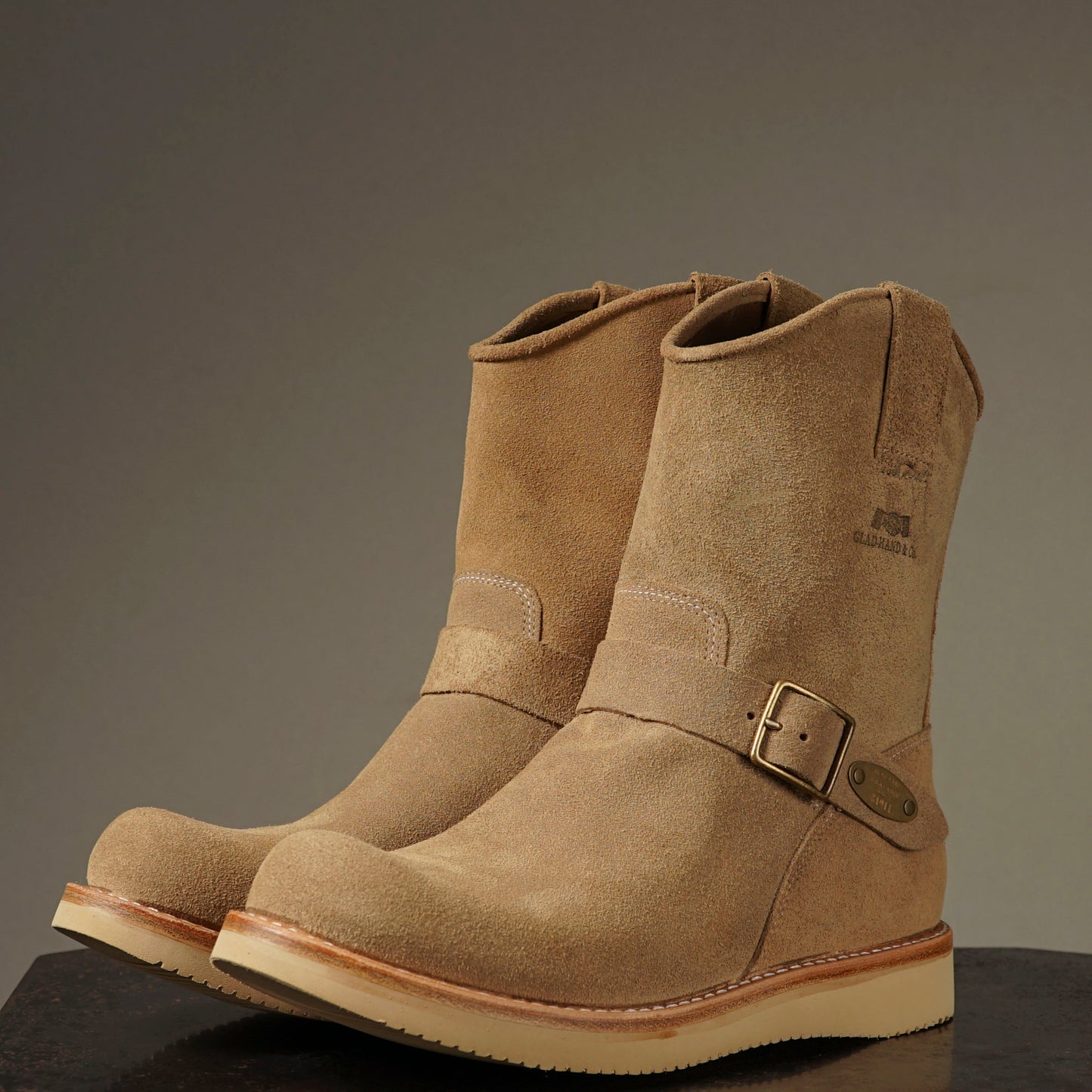 SHORT ENGINEER BOOTS "SUEDE"