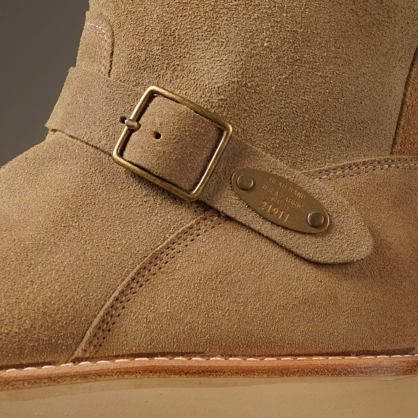 SHORT ENGINEER BOOTS "SUEDE"