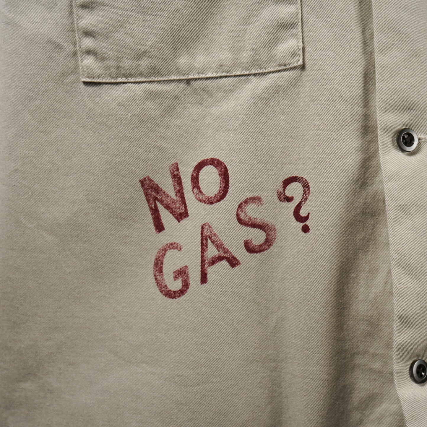 NO GAS? - L/S WORK SHIRTS / WRD-24-AW-08