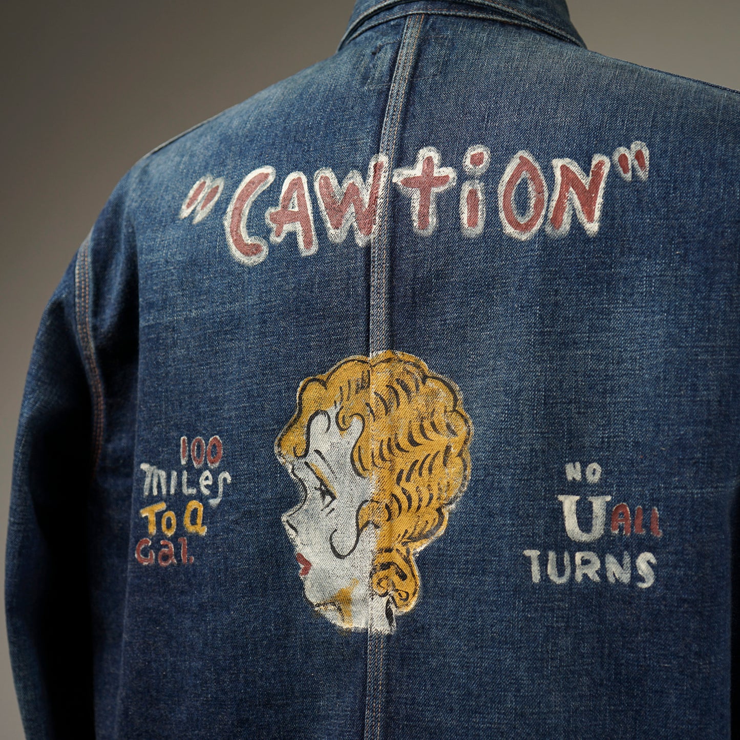LIZZY - DENIM JACKET HAND PAINT / BYGH-23-AW-10