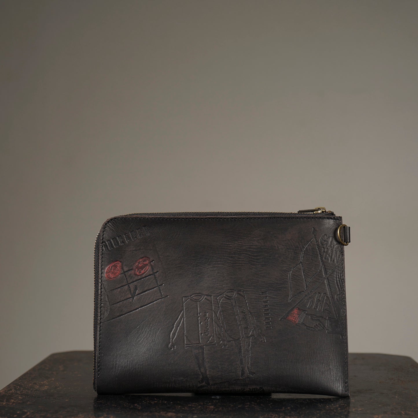 LEATHER DOCUMENT BAG "GLAD POSTALS"【VASCO × GLADHAND】