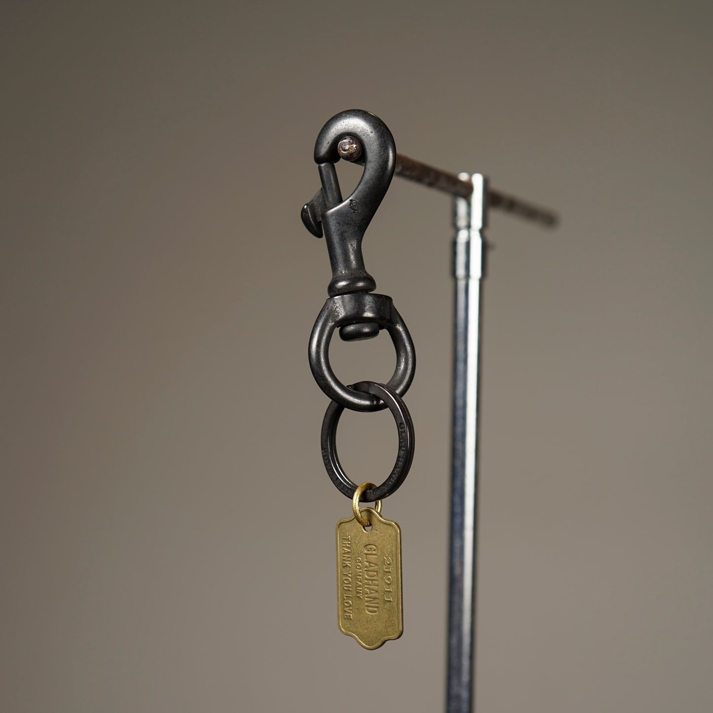 SWIVEL SNAP KEY HOLDER W/DOG TAG