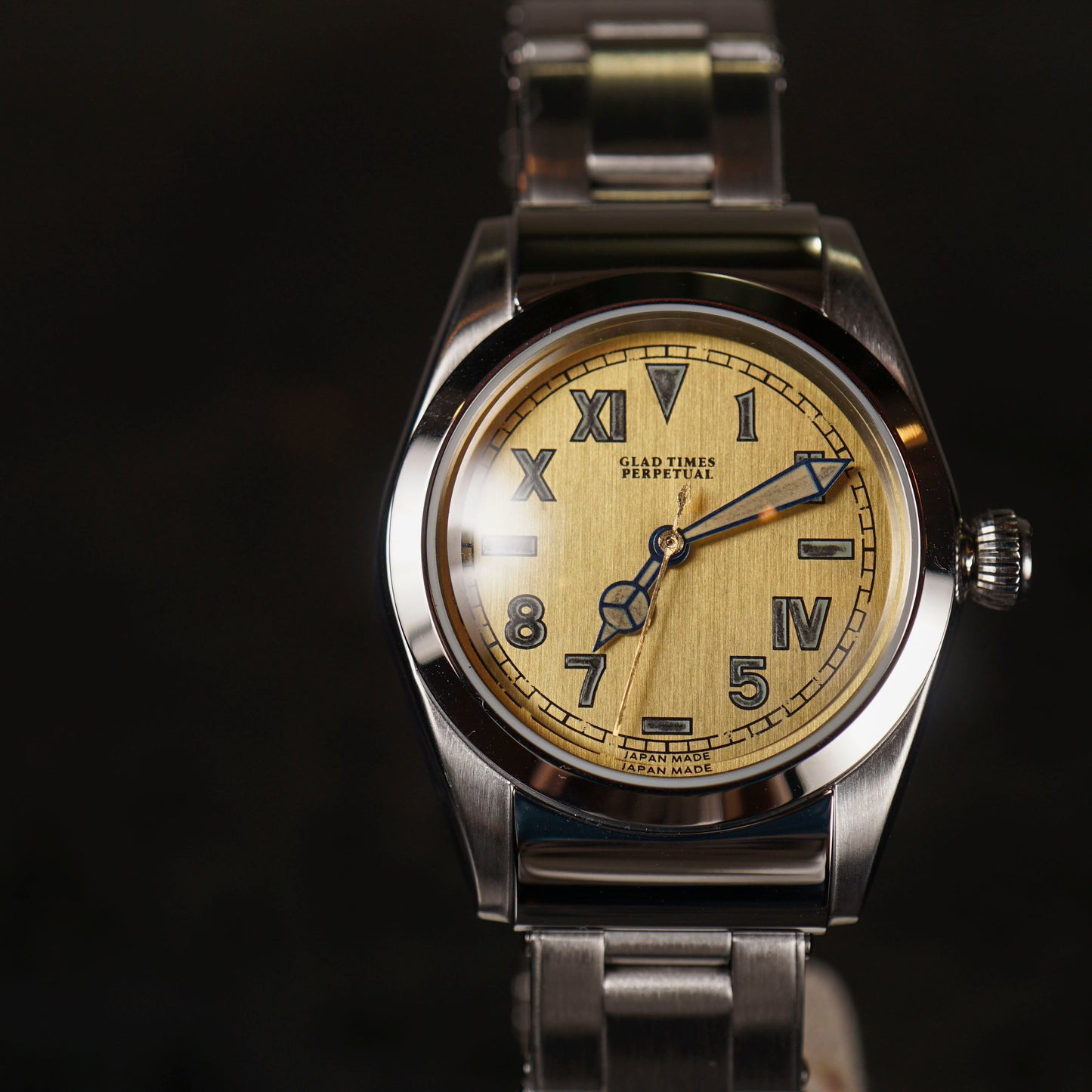 GLAD TIMES - CALIFORNIA DIAL"15th Anniv."-SILVER / x VAGUE WATCH