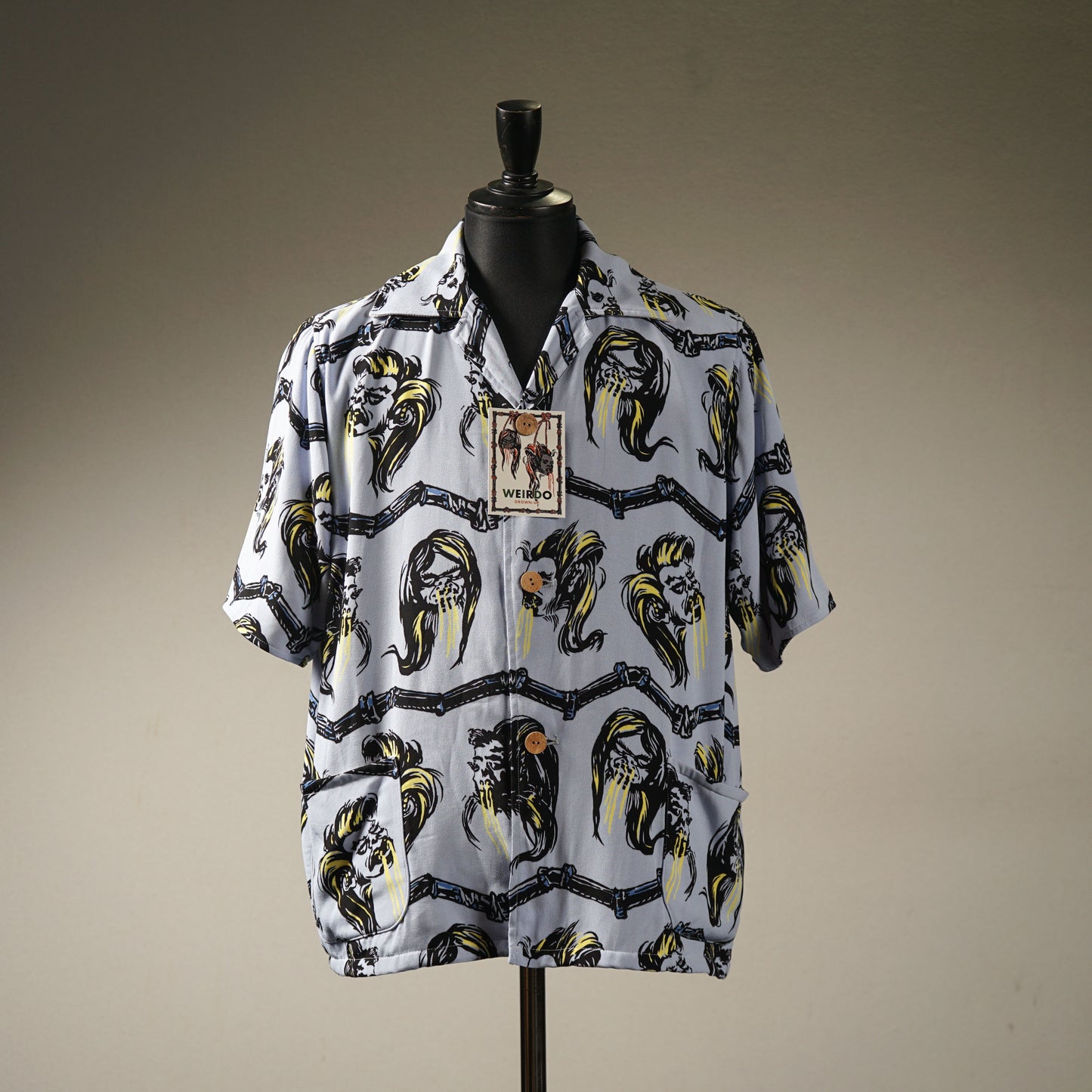 VOODOO HEAD - S/S BEACH SHIRTS / WRD-23-SS-08
