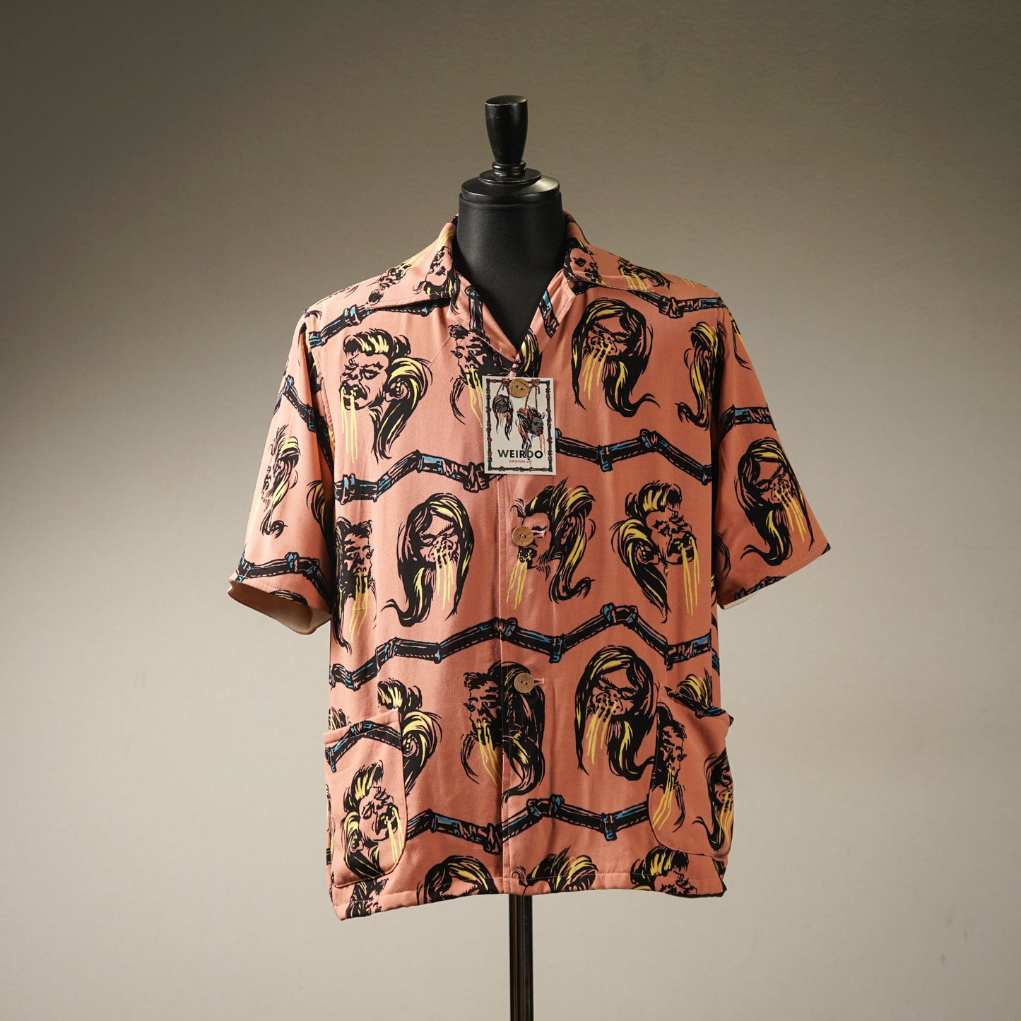 VOODOO HEAD - S/S BEACH SHIRTS / WRD-23-SS-08