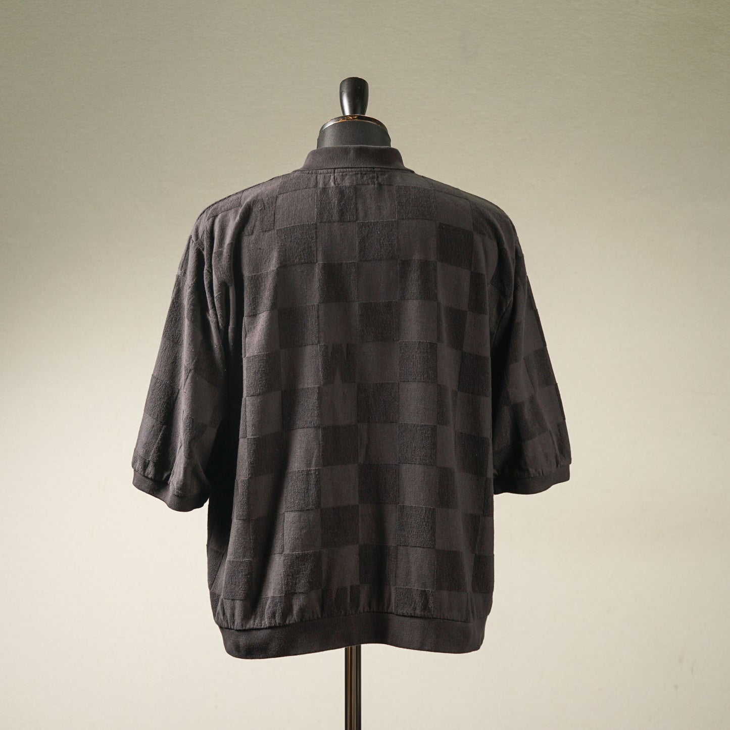 CHECKER - H/S PILE POLO SHIRTS / WRD-23-SS-20