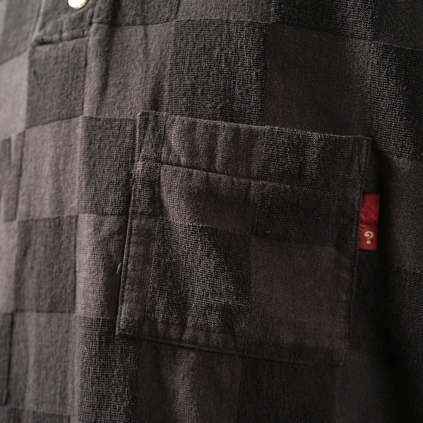 CHECKER - H/S PILE POLO SHIRTS / WRD-23-SS-20