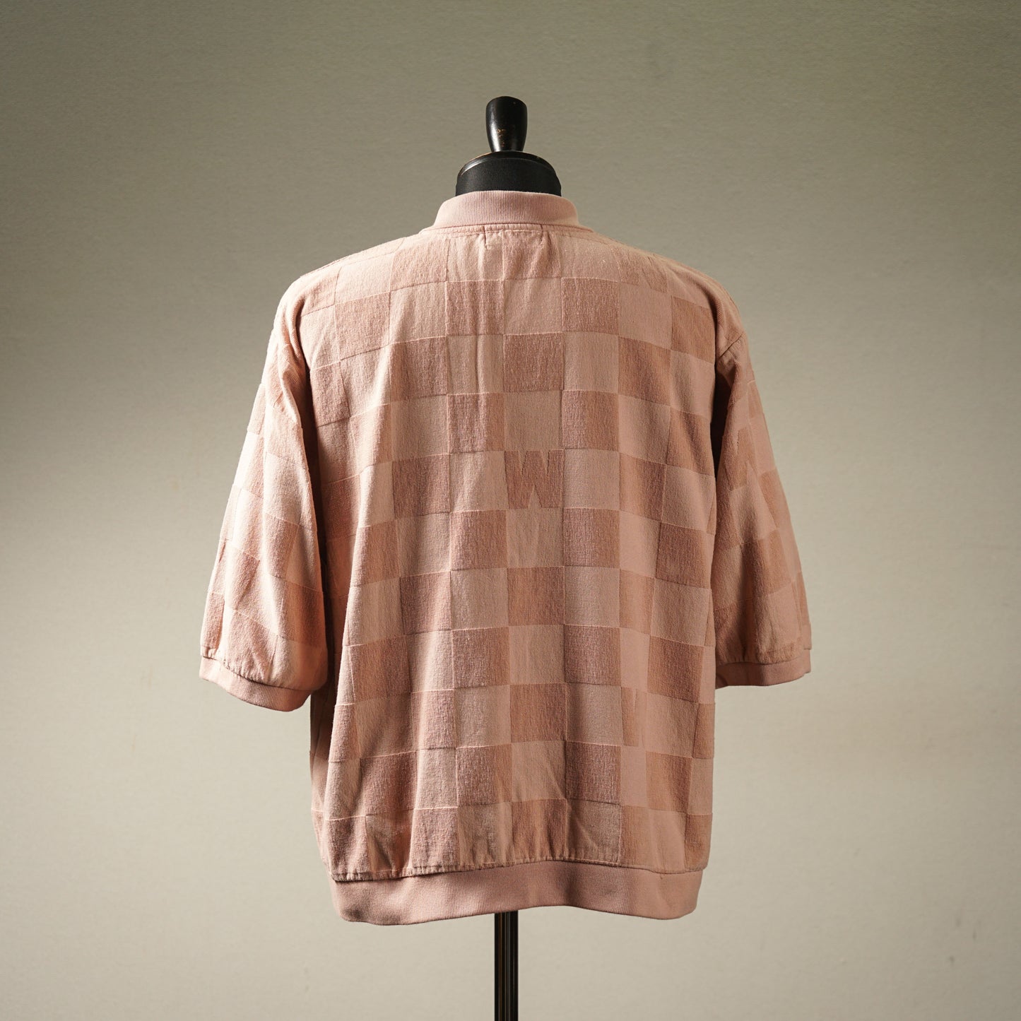 CHECKER - H/S PILE POLO SHIRTS / WRD-23-SS-20