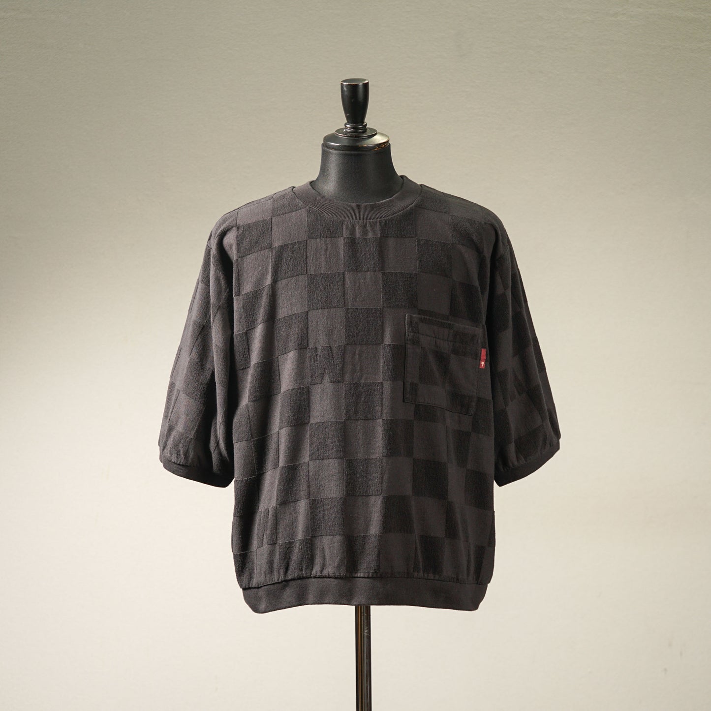 CHECKER - H/S PILE SWEAT / WRD-23-SS-21