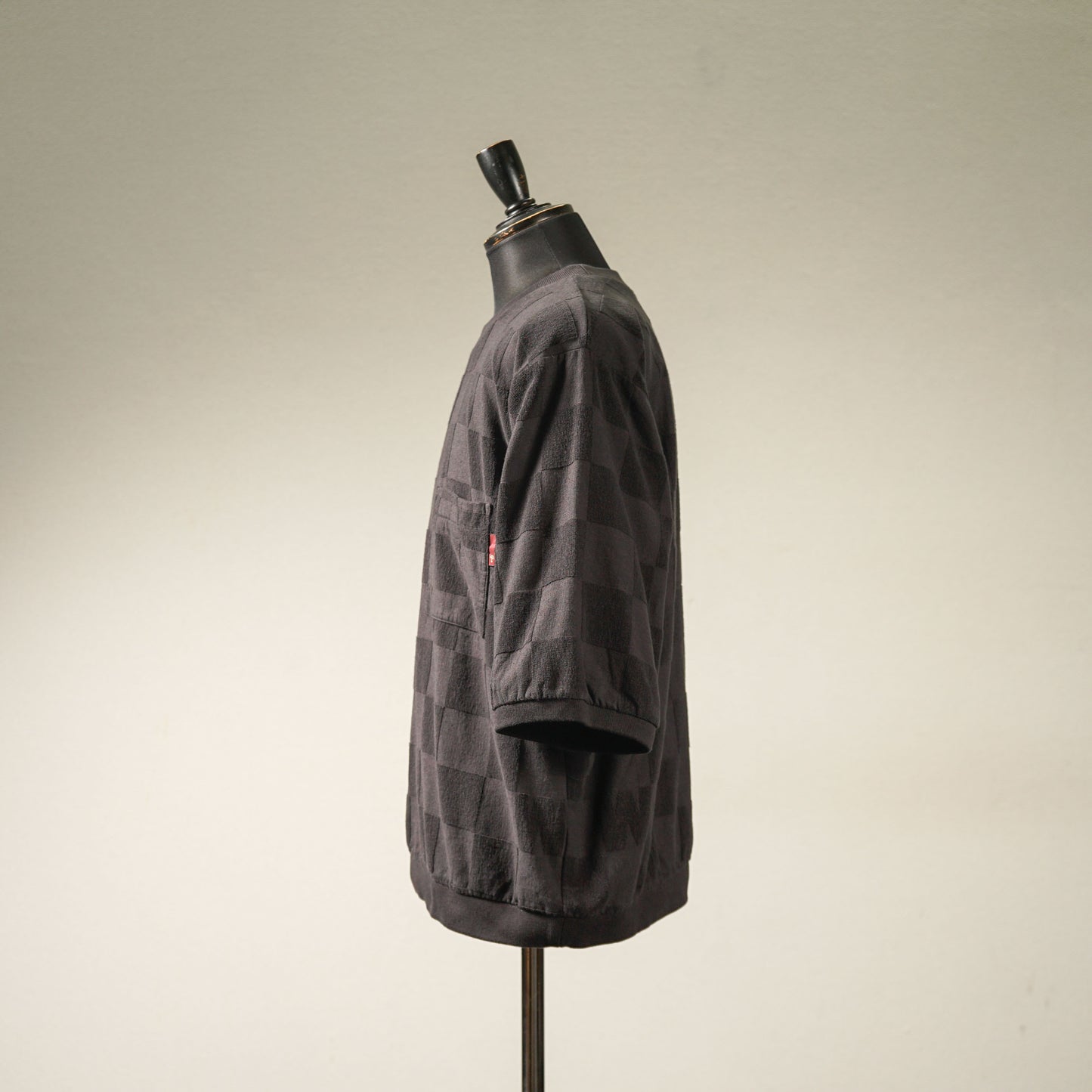 CHECKER - H/S PILE SWEAT / WRD-23-SS-21