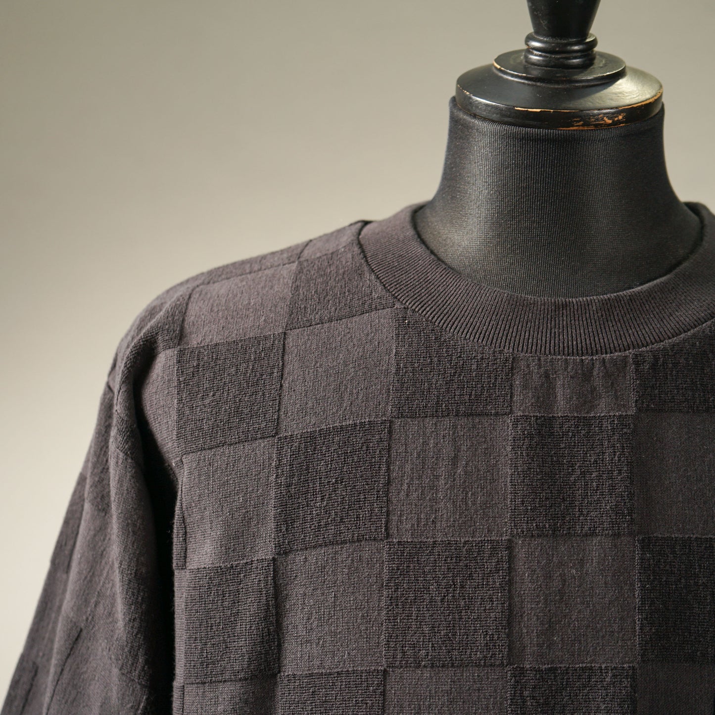 CHECKER - H/S PILE SWEAT / WRD-23-SS-21