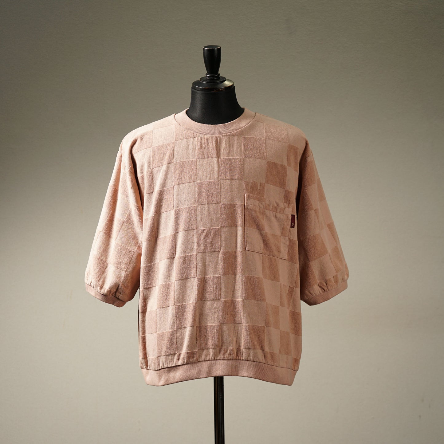 CHECKER - H/S PILE SWEAT / WRD-23-SS-21