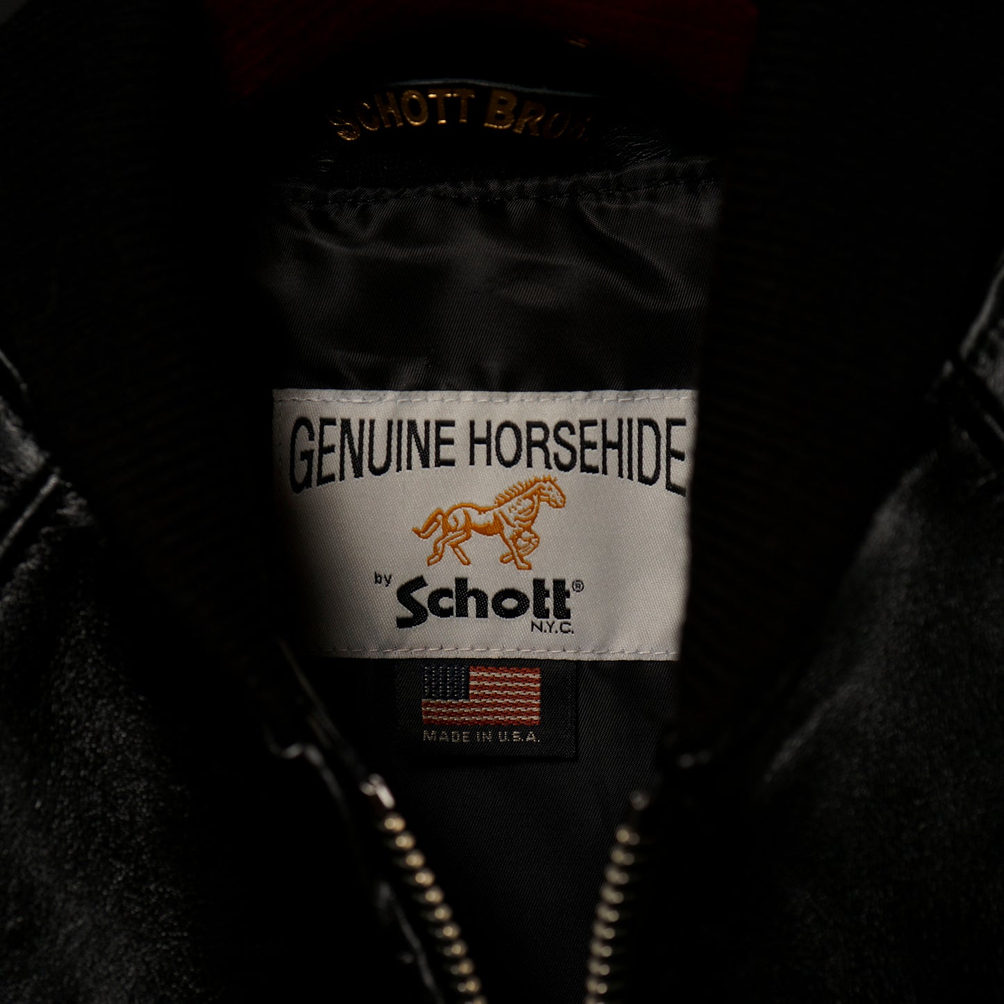 【Schott x WEIRDO】THE WEIRDOHS Leather Pharaoh Jacket / No.1963