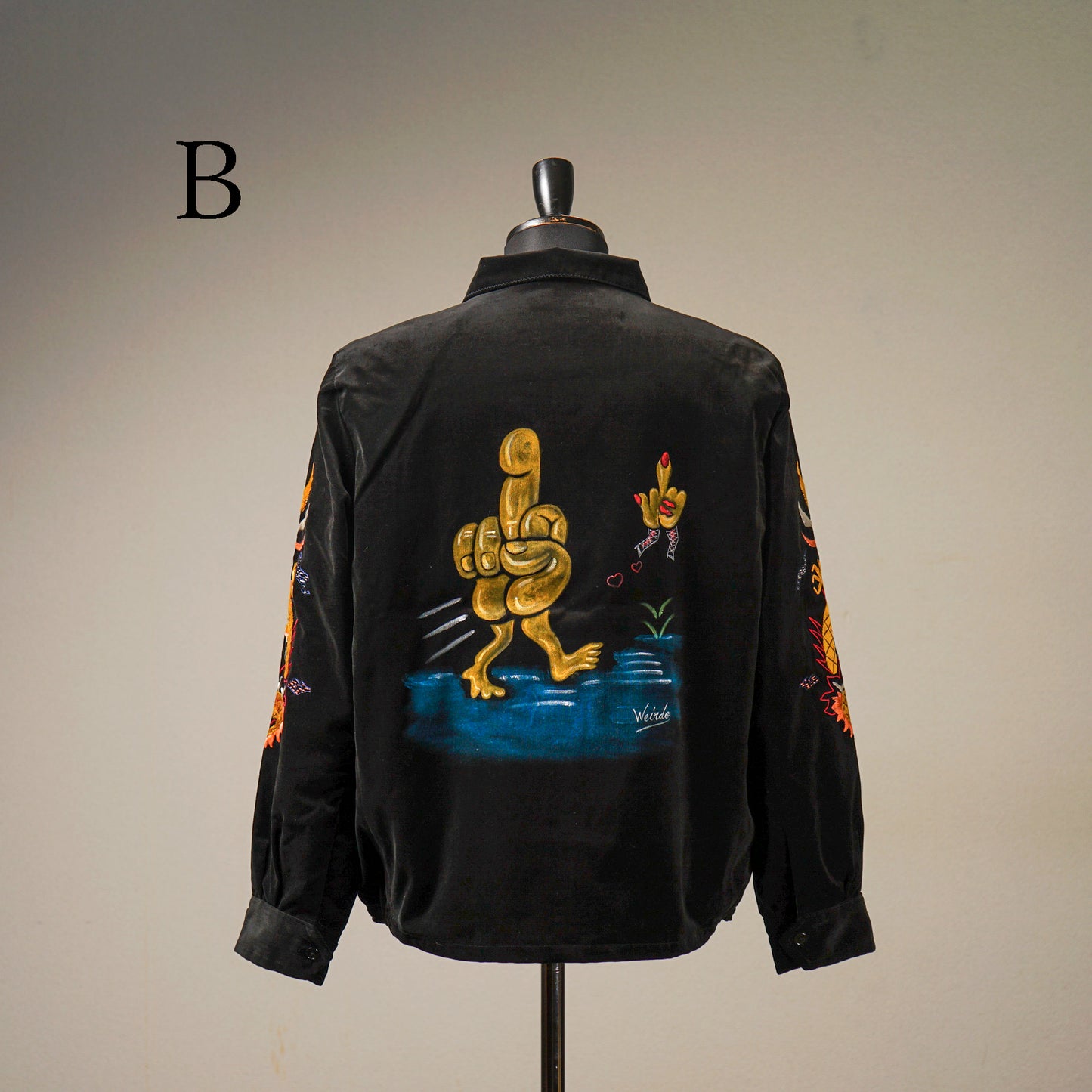 SOUVENIR - JACKET "VELVETEEN PAINTING" / WRD-23-SS-01