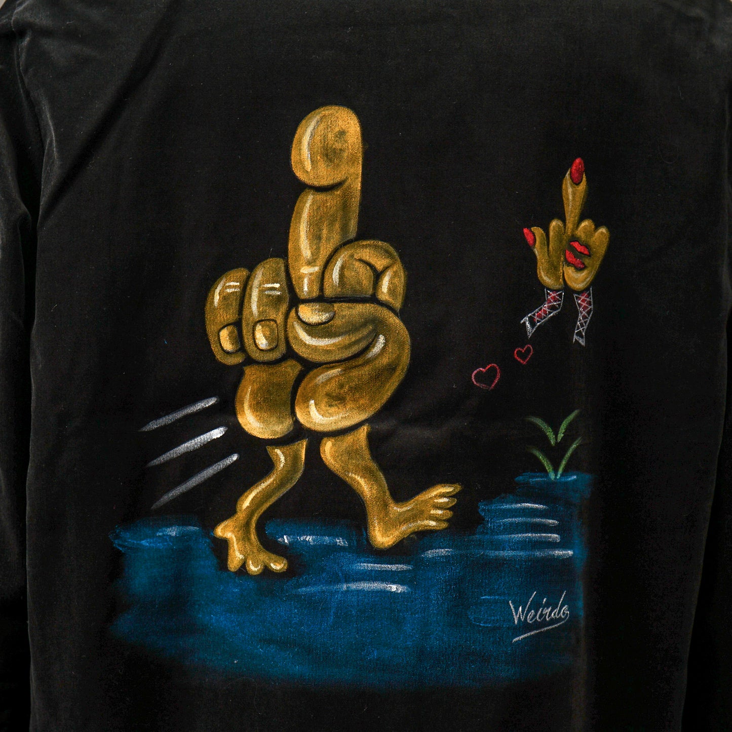 SOUVENIR - JACKET "VELVETEEN PAINTING" / WRD-23-SS-01