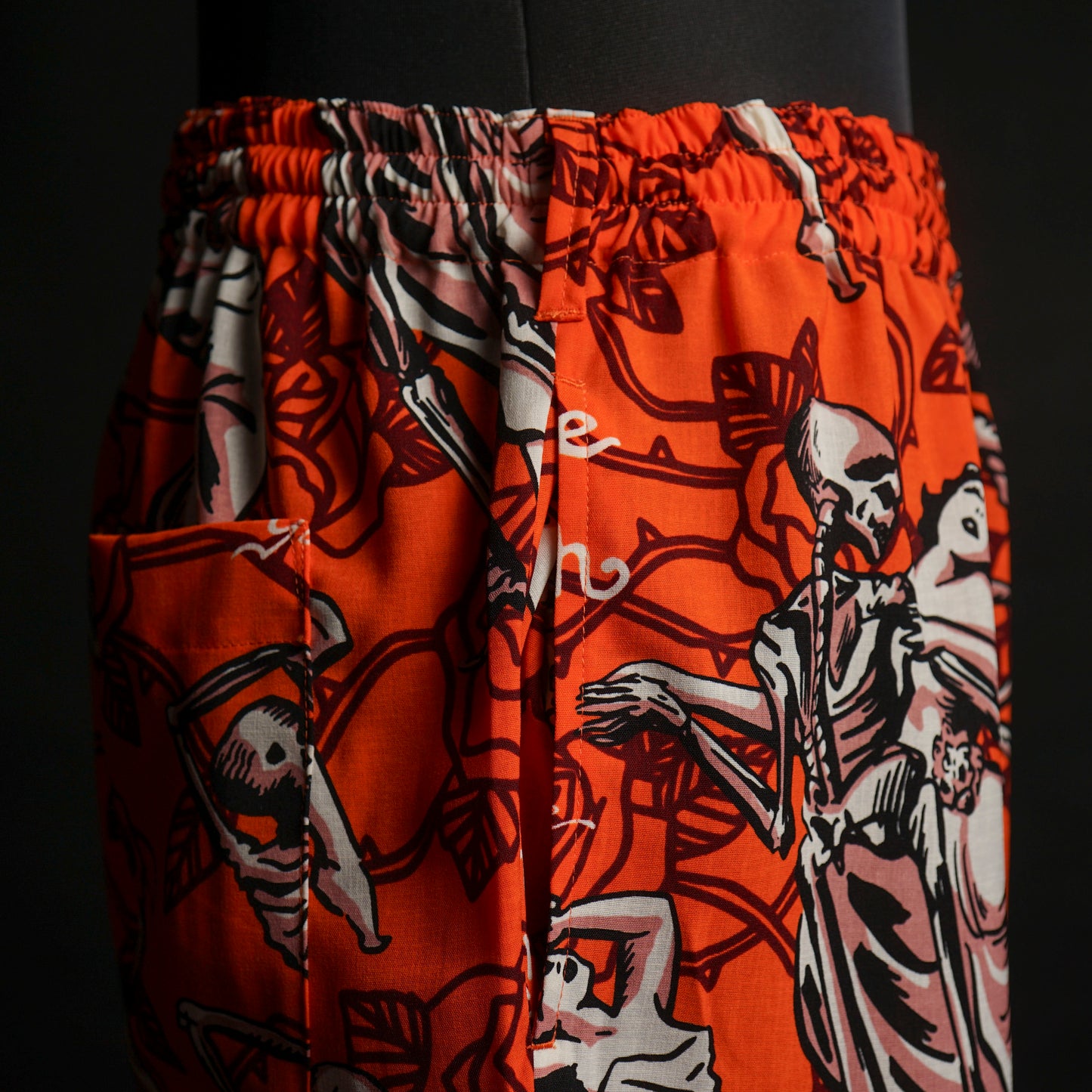 【DAY OF THE DEAD EXCLUSIVE】DANCE OF DEATH - EASY PANTS / GSV5106-DOTD