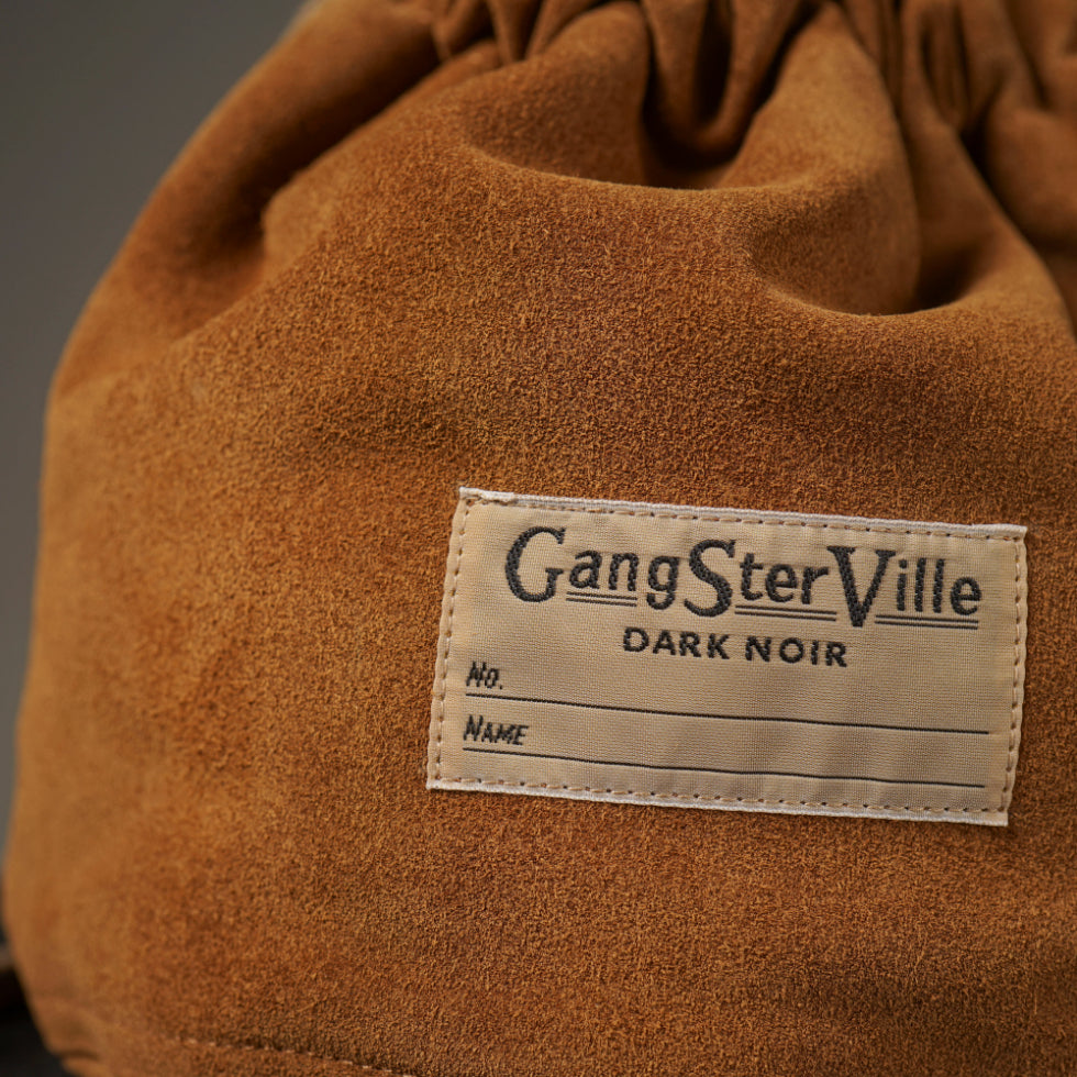 DARK NOIR - LEATHER EFFECT BAG "SUEDE" / GSV53G05