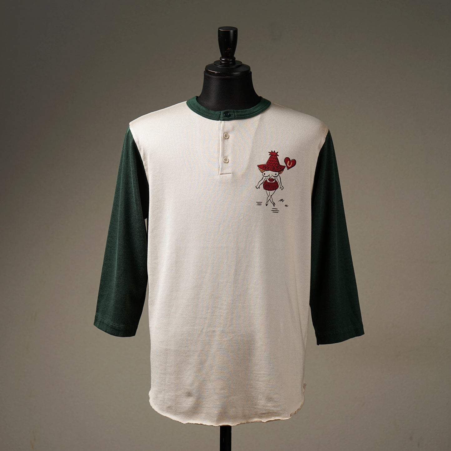 KEEP ON FUCKIN' - BASEBALL HENRY T-SHIRTS / WRD-24-SS-20