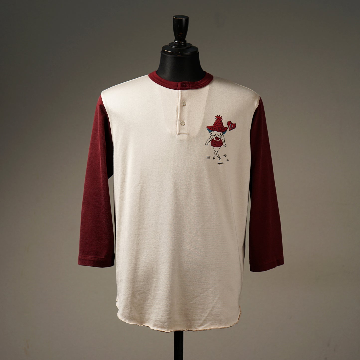 KEEP ON FUCKIN' - BASEBALL HENRY T-SHIRTS / WRD-24-SS-20