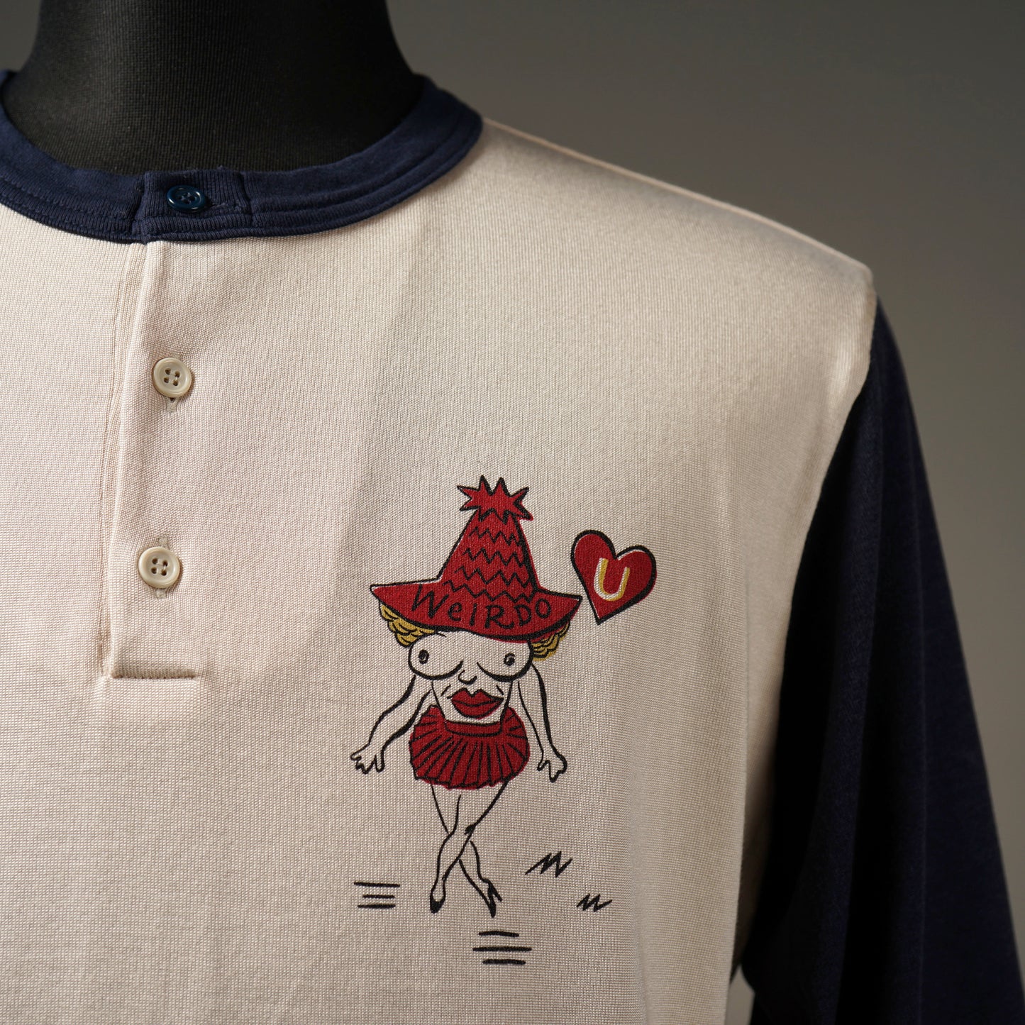 KEEP ON FUCKIN' - BASEBALL HENRY T-SHIRTS / WRD-24-SS-20
