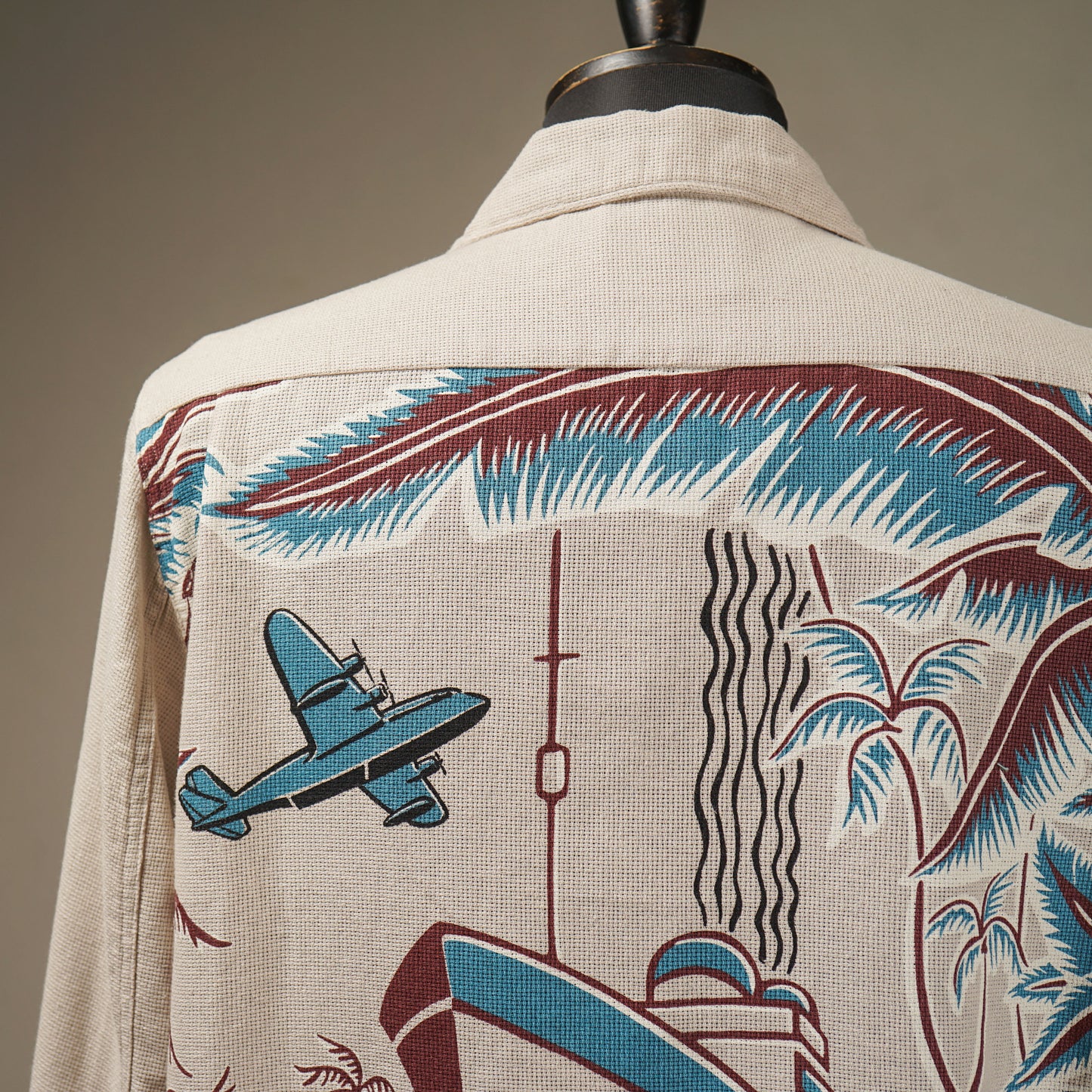 TROPICAL - L/S BACK PANEL SHIRTS / BYGH5112