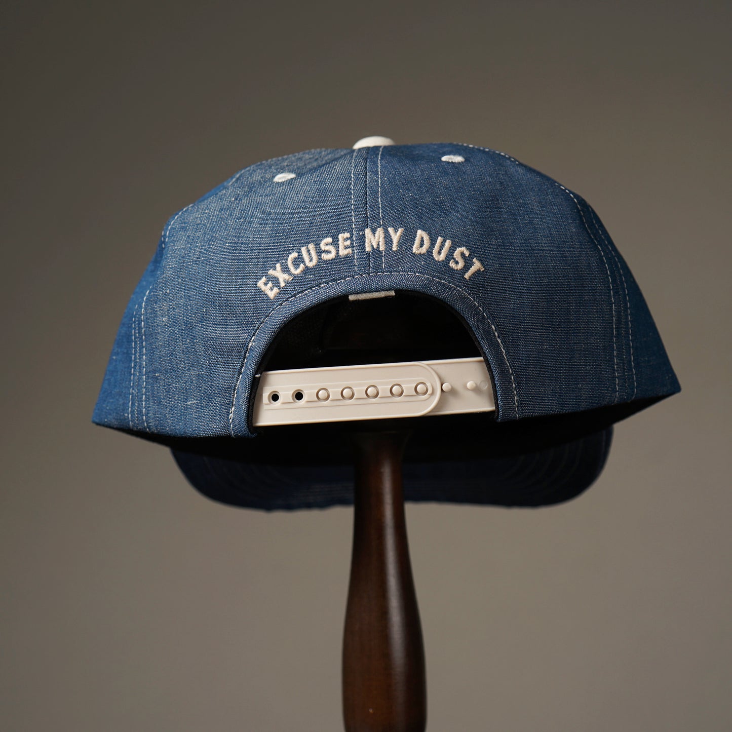 EXCUSE MY DUST - DENIM TRUCKER CAP / WRD-24-SS-G01
