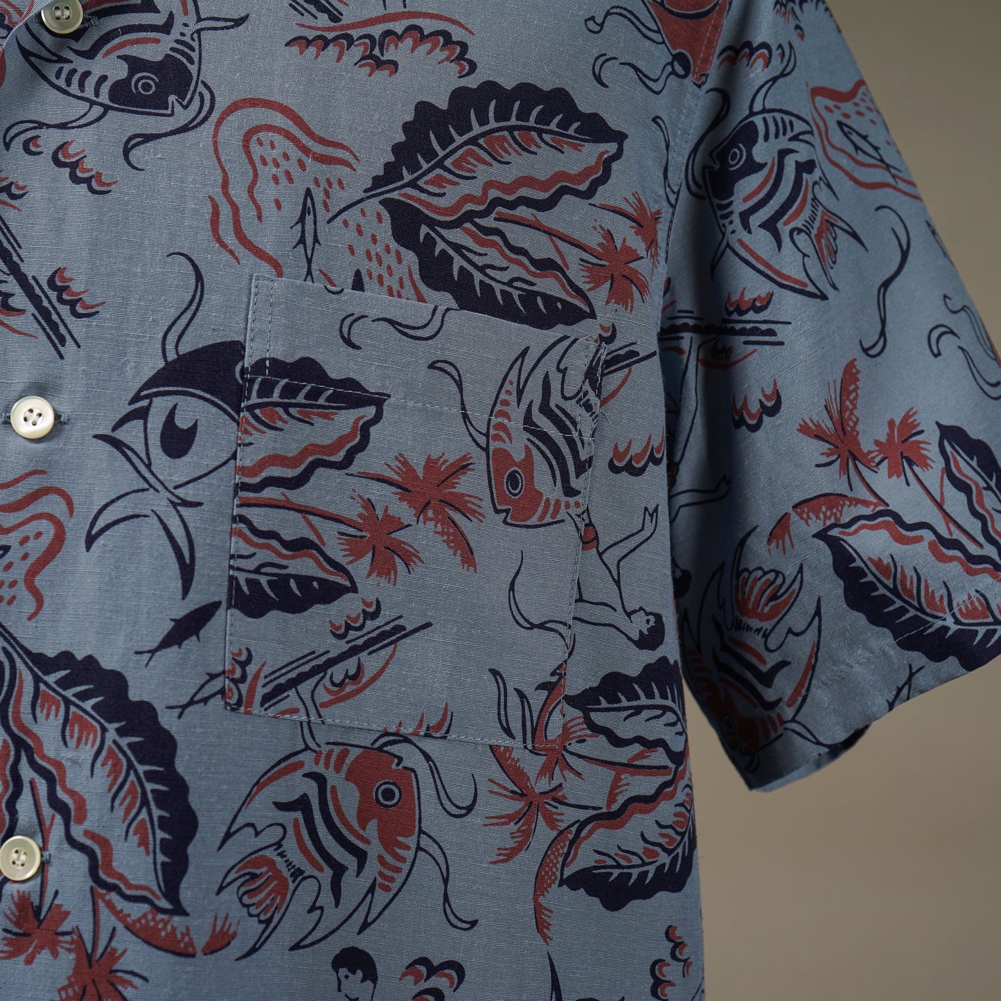 SEA ISLAND - S/S COVERALL SHIRTS / BYGH5108