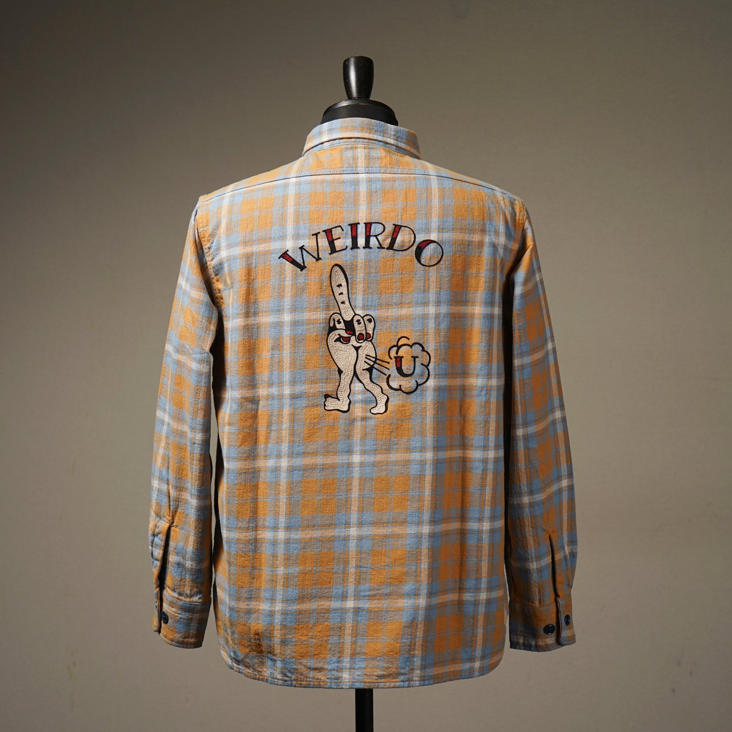 FUCK U - L/S CHECK SHIRTS / WRD-24-SS-13