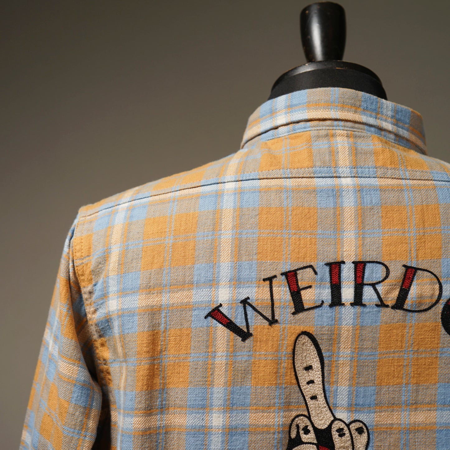 FUCK U - L/S CHECK SHIRTS / WRD-24-SS-13